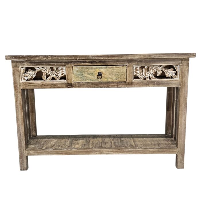 Palma Teak Console Table BEB8432 Front Palma Teak Console Table BEB8432 Front
