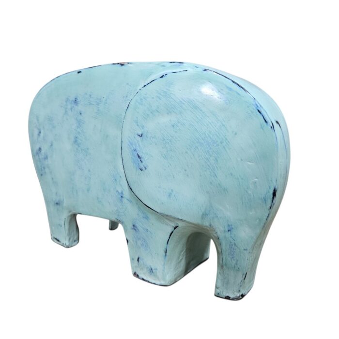 Modern elephant ornament