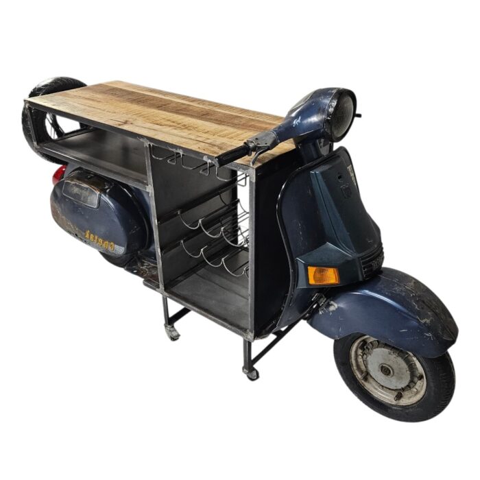 Scooter Bar with Wine Rack