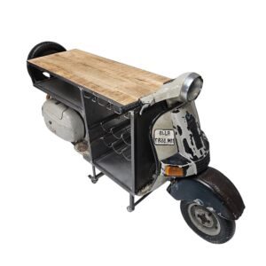 Beige Scooter Bar Counter