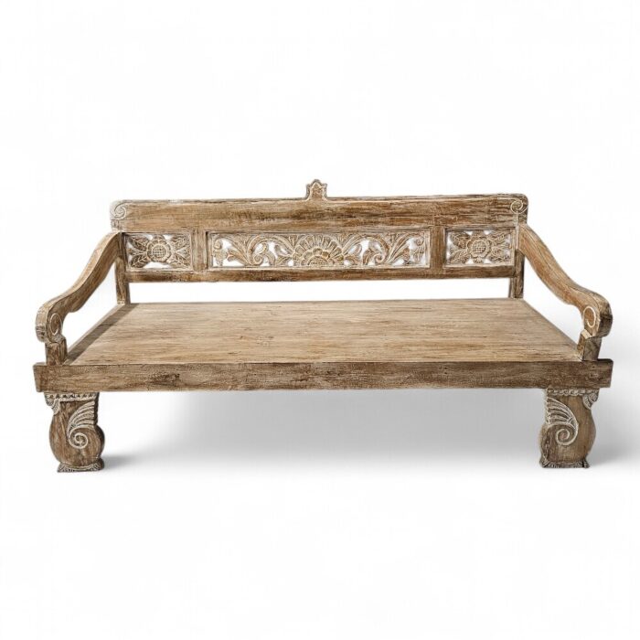 Shahar Carved Bench BEB6607 Shahar Carved Bench