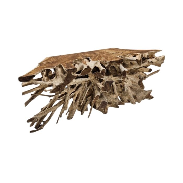 Teak Erosi Root Console Tabl INJ5400A12 Side