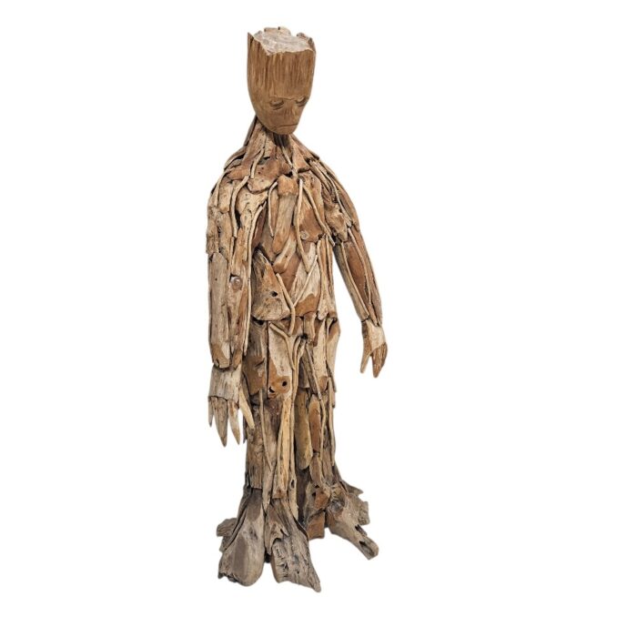 Teak Root Groot Sculpture KAB0001 Side Teak Root Groot Sculpture KAB0001 Side