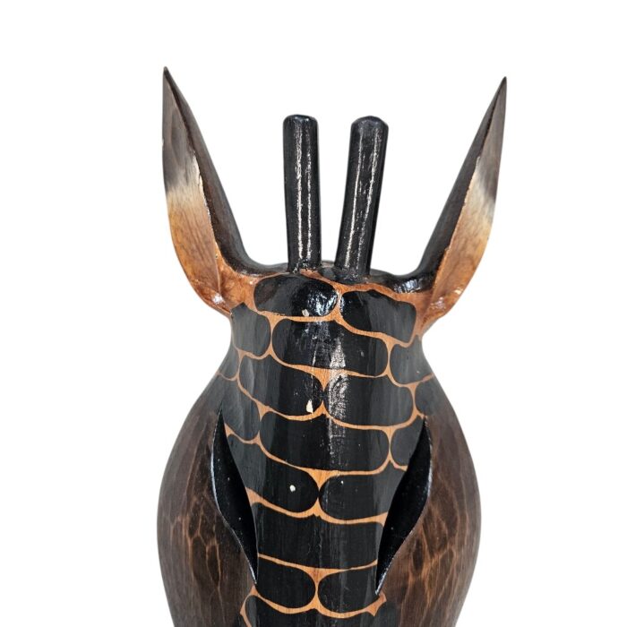 Wooden Giraffee Mask Wall Haning GAL0804A 50cm Close Up Wooden Giraffee Mask Wall Haning GAL0804A 50cm Close Up