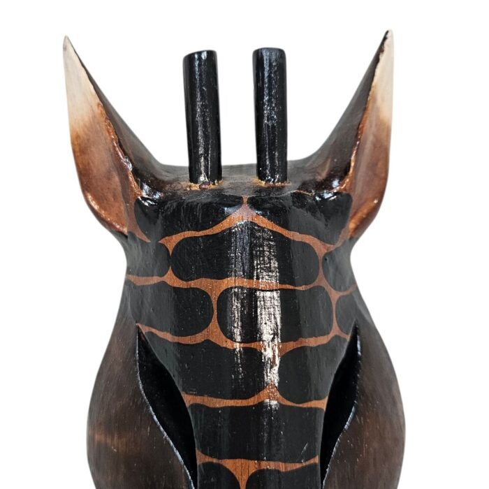 Wooden Giraffee Mask Wall Haning GAL0804B 30cm Close Up Wooden Giraffee Mask Wall Haning GAL0804B 30cm Close Up