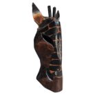 Wooden Giraffee Mask Wall Haning GAL0804C 18cm Side