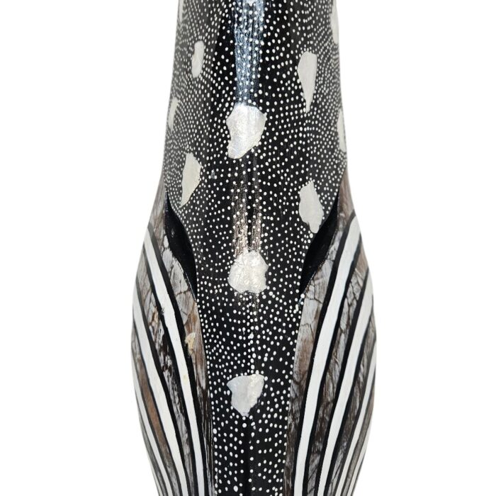 Wooden Zebra Mask Wall Haning 1m GAL0904 Close Up Wooden Zebra Mask Wall Haning 1m GAL0904 Close Up