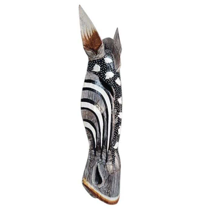 Wooden Zebra Mask Wall Haning 1m GAL0904A 50CM Side Wooden Zebra Mask Wall Haning 1m GAL0904A 50CM Side