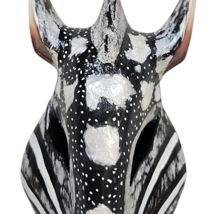 Wooden Zebra Mask Wall Haning 1m GAL0904B 30cm Close Wooden Zebra Mask Wall Haning 1m GAL0904B 30cm Close