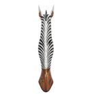 Zebra Wood Mask Wall Hanging GAL0900 1M