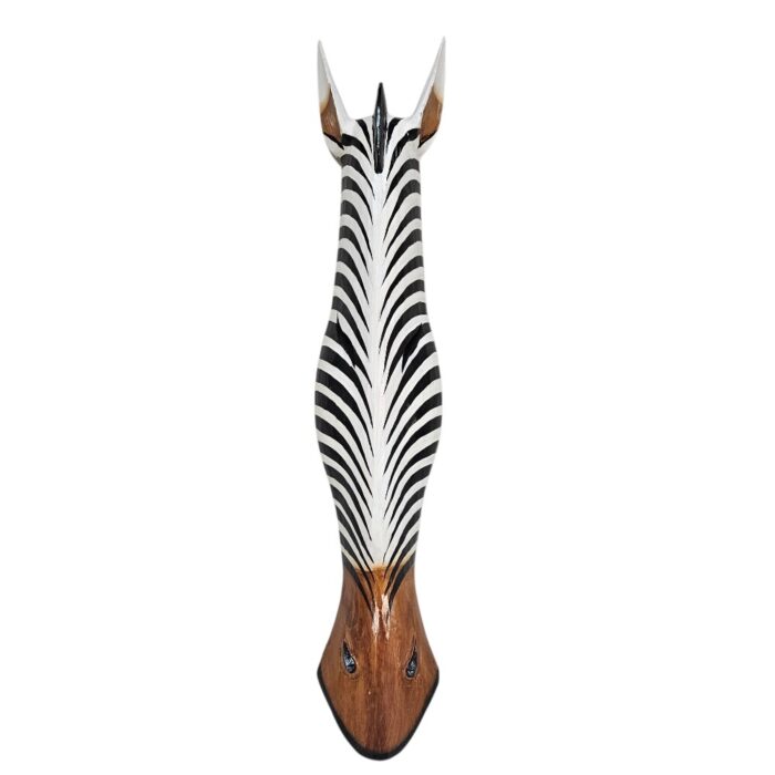 Zebra Wood Mask Wall Hanging GAL0900 1M Zebra Wood Mask Wall Hanging GAL0900 1M