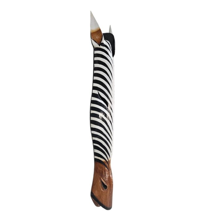 Zebra Wood Mask Wall Hanging GAL0900 1M Side Zebra Wood Mask Wall Hanging GAL0900 1M Side