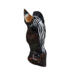 Zebra Wooden Mask Waves Wall Hanging GAL0906C 18cm Side