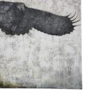 Eagle In Flight Acrylic Painting KRE3514 Close Bottom