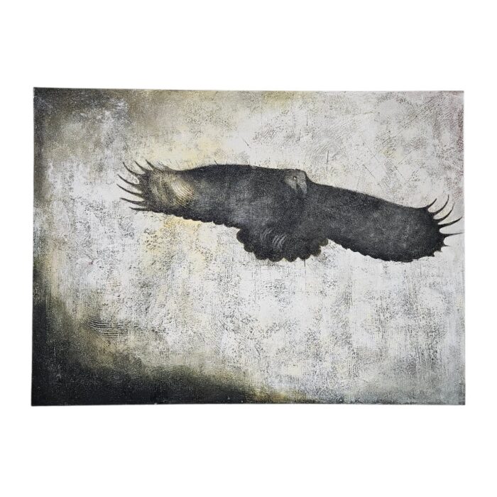 Eagle In Flight Acrylic Painting KRE3514 Main