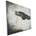 Eagle In Flight Acrylic Painting KRE3514 Side