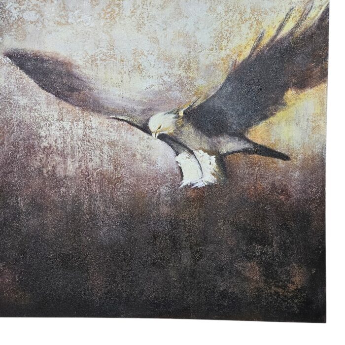 Eagle Wall Art Painting Close UP