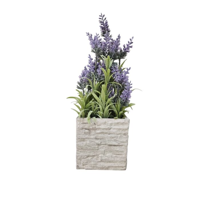 Lavander In Pot Faux DYF0502 Lavander In Pot Faux DYF0502
