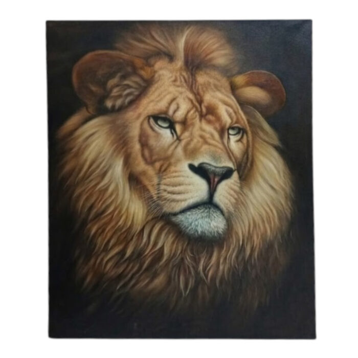 Lion Gazing Our Painting KRE Main Lion Gazing Our Painting KRE Main