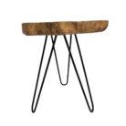 Livio Mango Wood Side Table KMF32112 Front