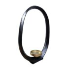 Lua Candle Holder Iron KMH8435 Side
