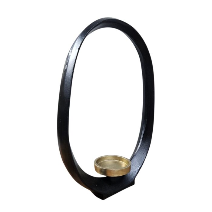 Lua Candle Holder Iron KMH8435 Side