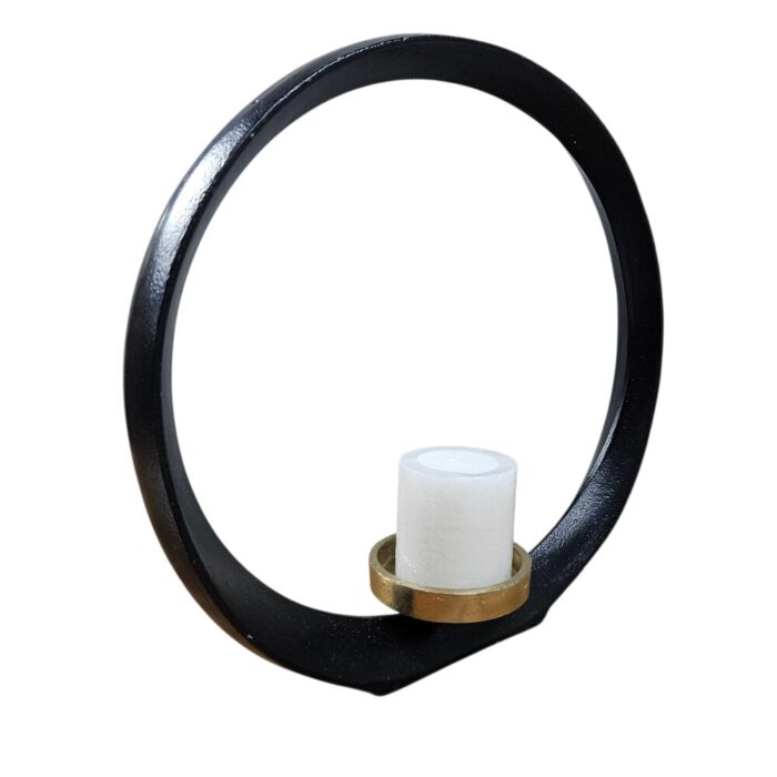 Lua Candle Holder Iron KMH8435A Side