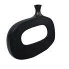 Lune Iron Black Vase KMF18013 Side