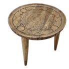 Mandala Carved Side Table KMF32096 Side