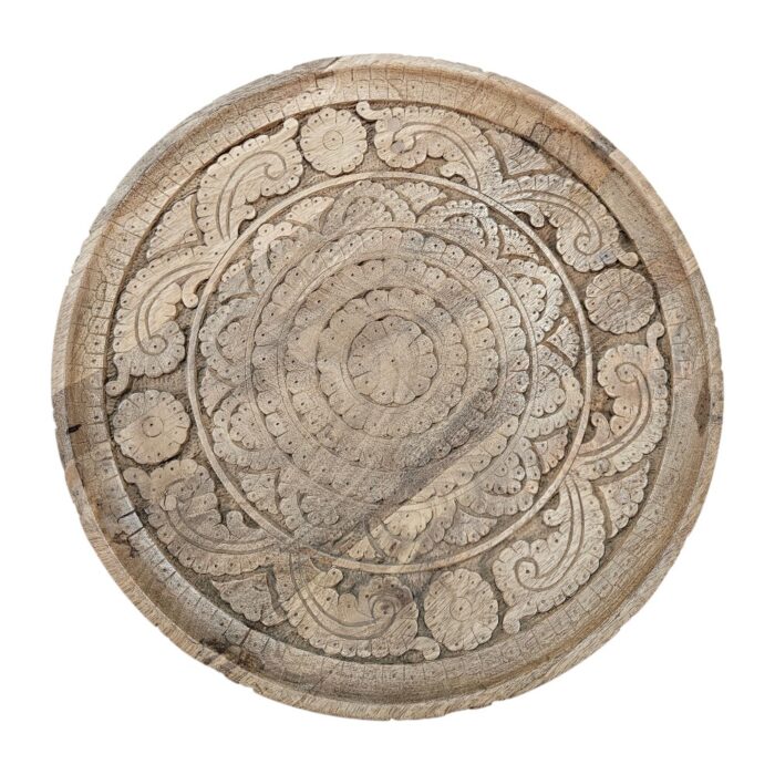 Mandala Carved Side Table KMF32096 Top