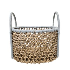Nami Grey And Natural Basket 33cm