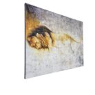Resting Lion Acrylic Painting KRE3522 Side