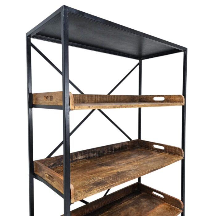 Retro Trays Steel Wall Shelf KMF27030 Close Top