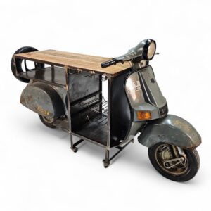 Grey Scooter Bar Counter