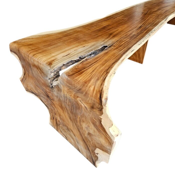 Waterfall Dining Table Suar WAF0205 Close Up Top
