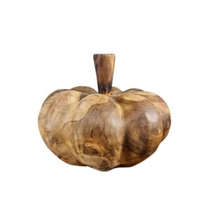 Wooden Cinderella Pumpkin 20cm
