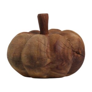 Wooden Cinderella Pumpkin 18cm