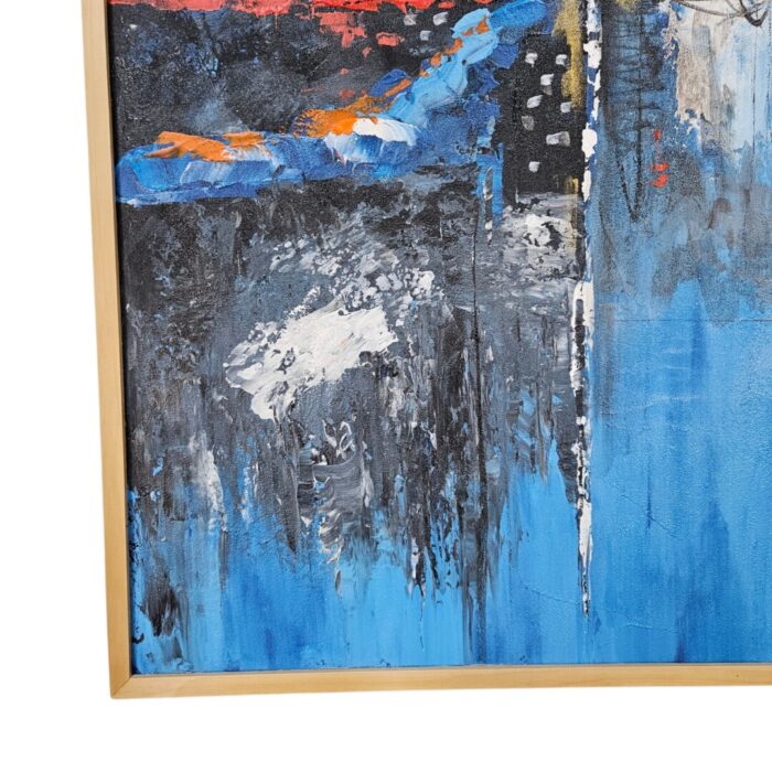 Abstract Ship Painting KRE3566 Close Up