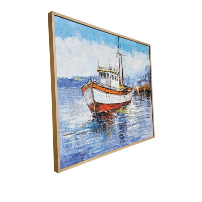 Acrylic Painting Ship KRE3552 Side