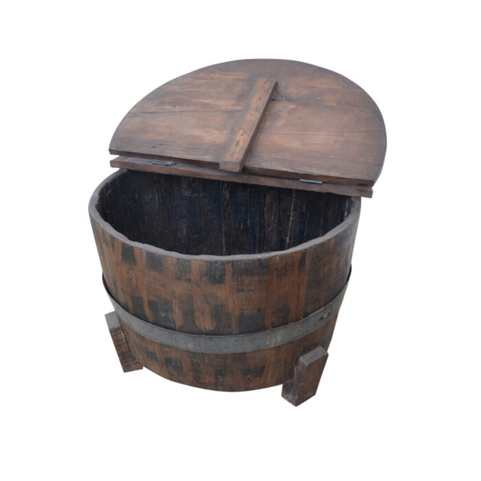 Barrel Coffee Table KMF25080 Open Side