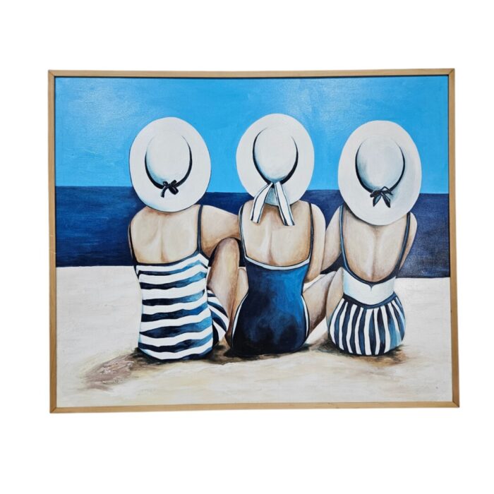 Beach Blues Acrylic Painting KRE3554