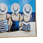 Beach Blues Acrylic Painting KRE3554 Close abOTOOM