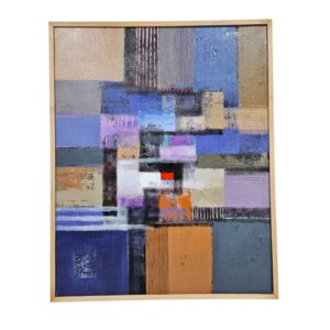 Abstract Blocks Acrylic Painting