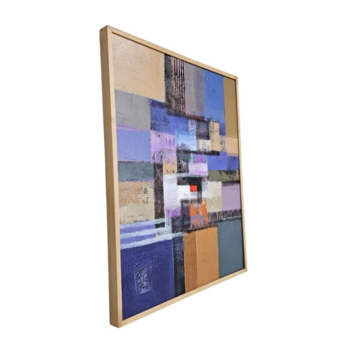 Blocks Abstract Painting KRE3530 Side