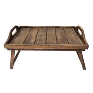 Breakfast Tray with Fold-out Legs