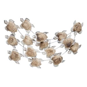 Swimming Turtles Wall Panel (Brown)