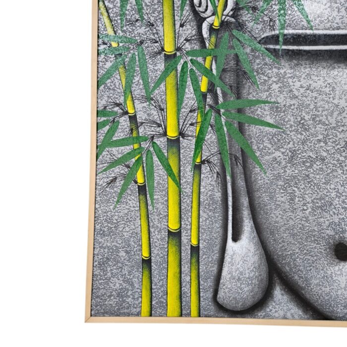 Buddha Painting Bamboo KRE3564 Main Close Bottom