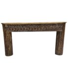 Carved Fleur Console Table KMF15388 Front