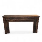 Carved Step Wooden Console Table KMF15392