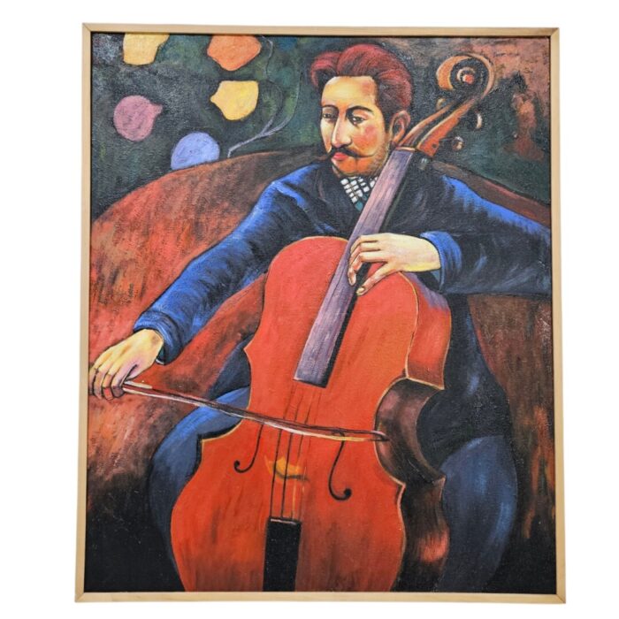 Cello Player Painting KRE3550 Main